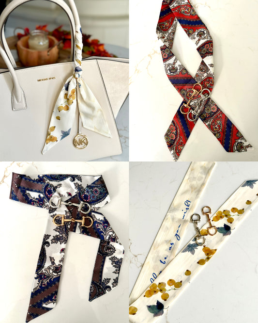 Twill Silk Scarves -  Classic