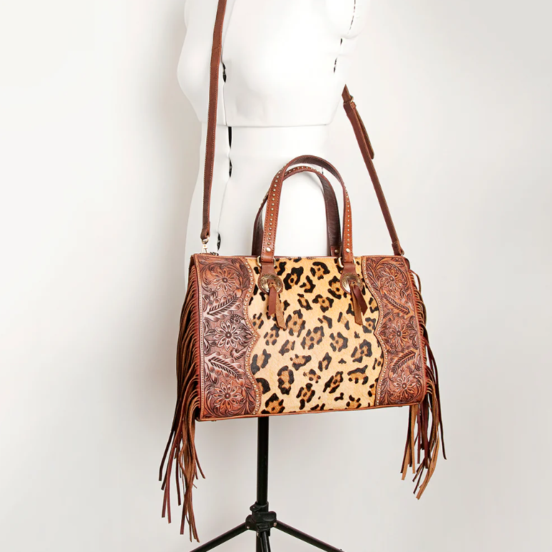 The Bozeman II Tooled Handbag - Concealed Carry