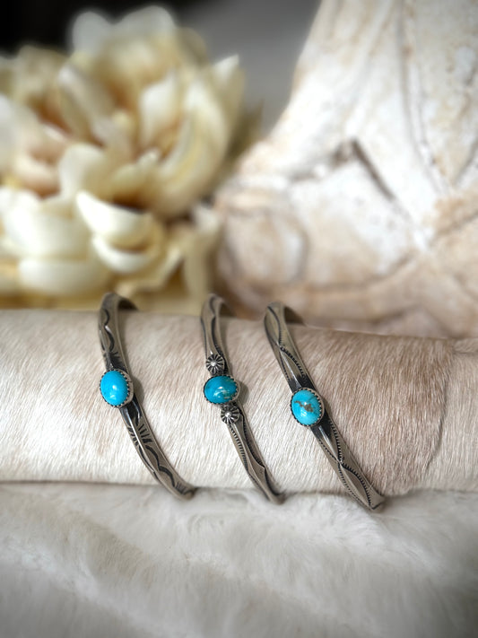 Sterling Silver Bracelets w/Turquoise