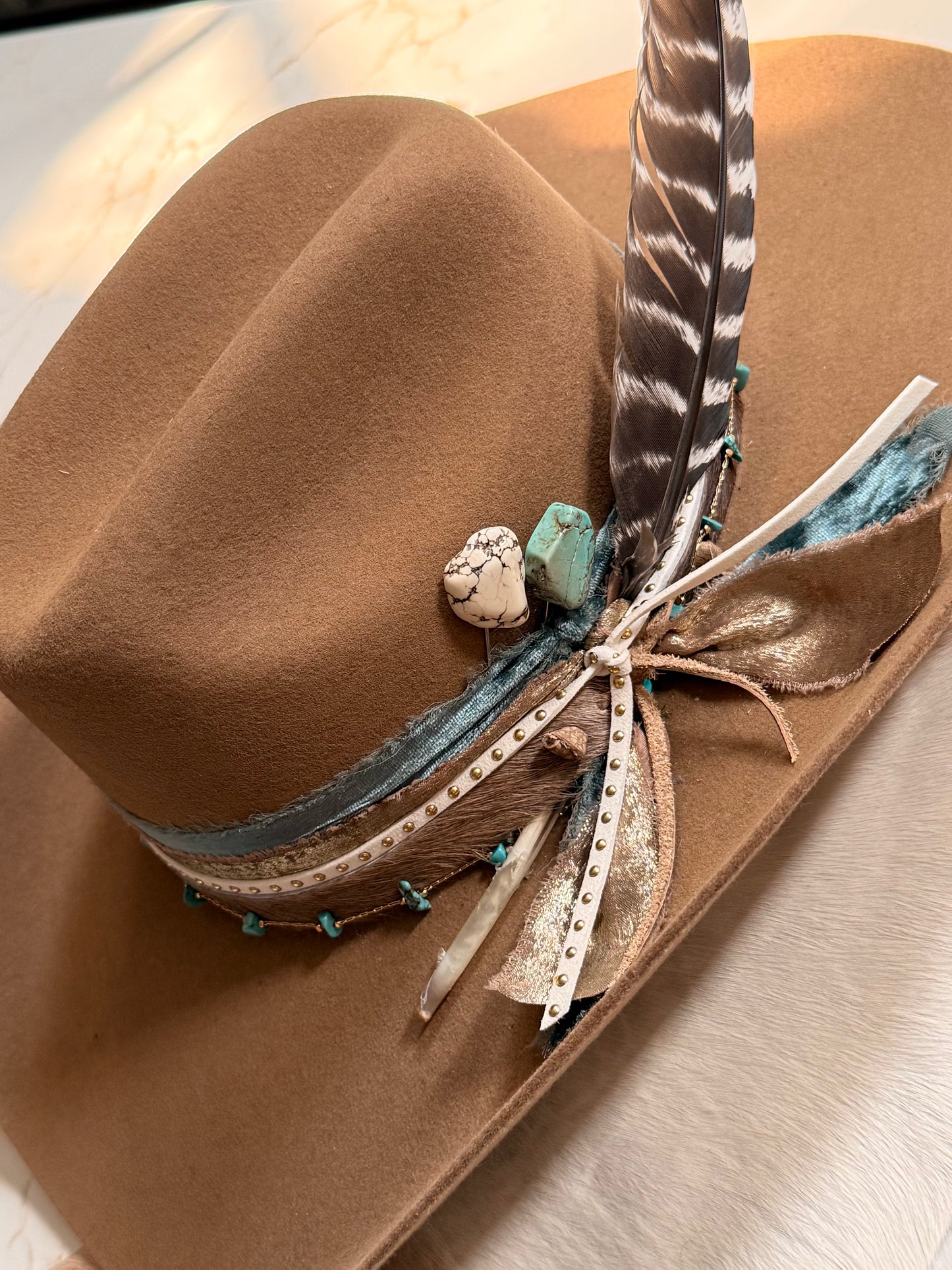 Turquoise Stone Hat Pin