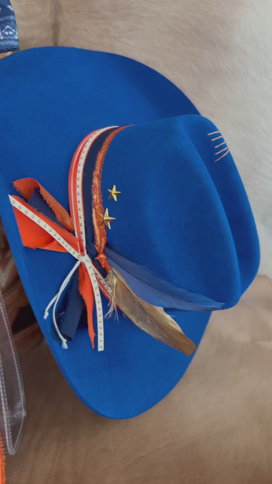 Orange & Blue - Game Day Hat