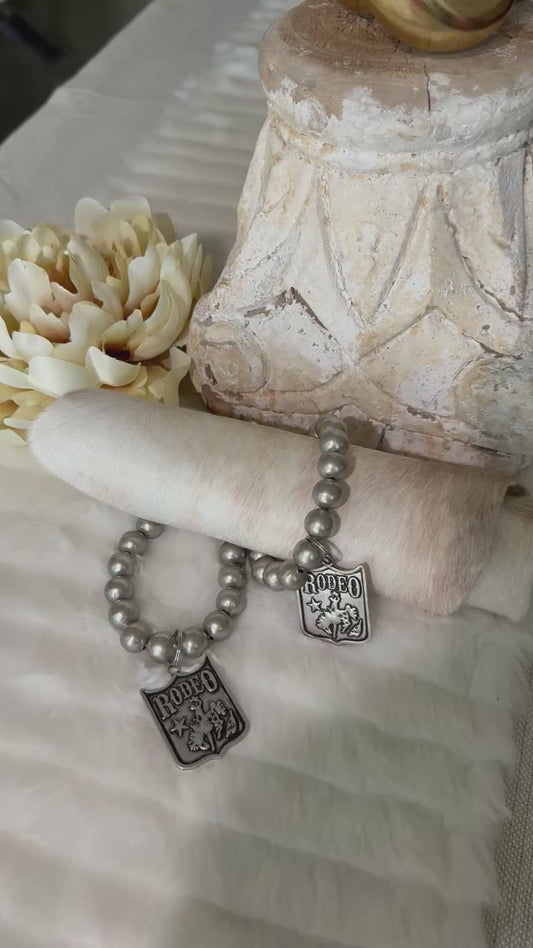 Rodeo Back Number Stretch Bracelets