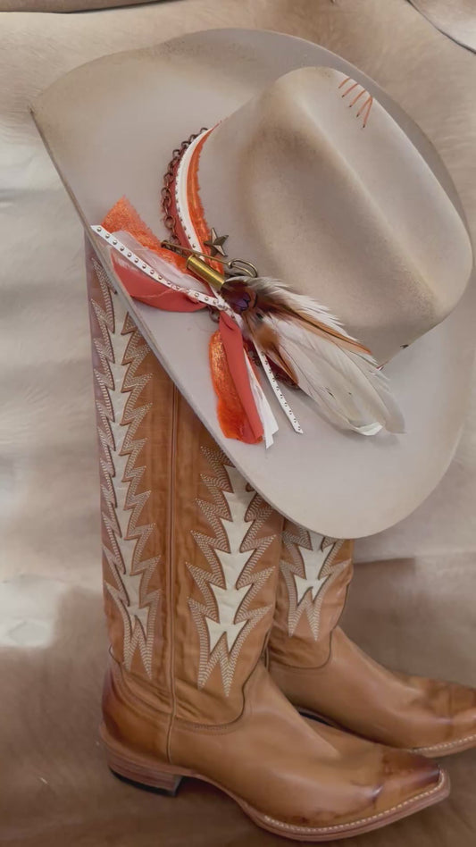 Orange & White/Cream - Game Day Hat