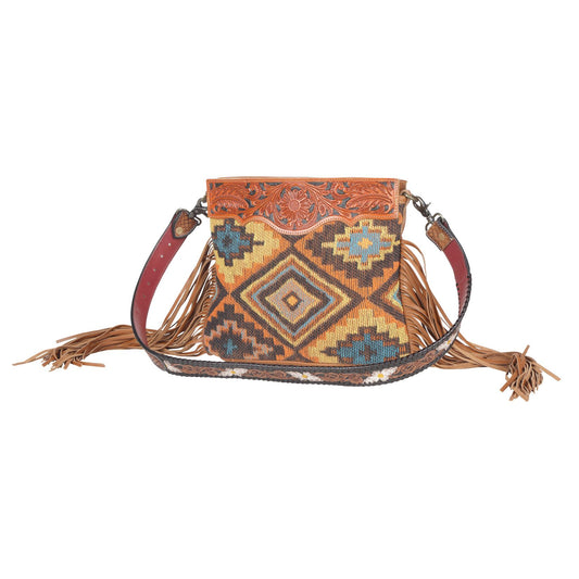 Retro Hand-Tooled Bag