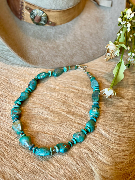 Chunk Turquoise Necklace - XLarge Chunk